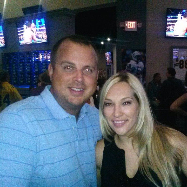 Sheena Bergeron and Justin Johnson