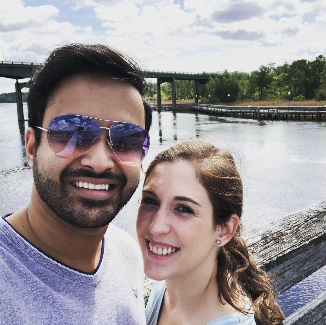 Katherine Brown and Joel Dsouza
