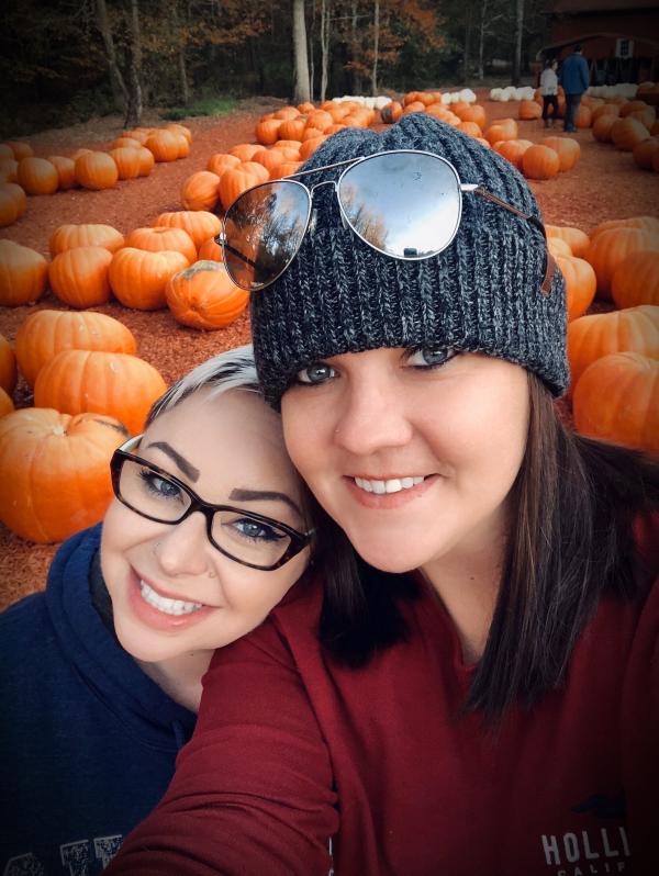 Hailey Wainwright and Allison Baesl